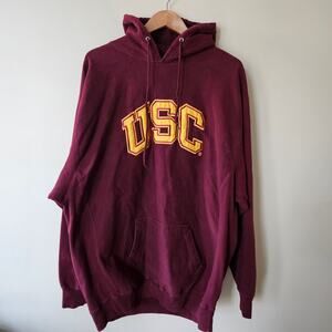 Vintage USC Pullover Hoodie, Size XXL Trojans Y2K Embroidered